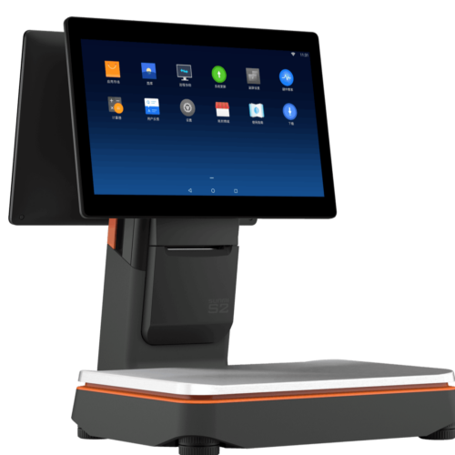SUNMI S2 | Kassenwaage mit 15,6" Touchdisplay | Inkl. Thermotransferdrucker | Android, WiFi, 4G, Bluetooth